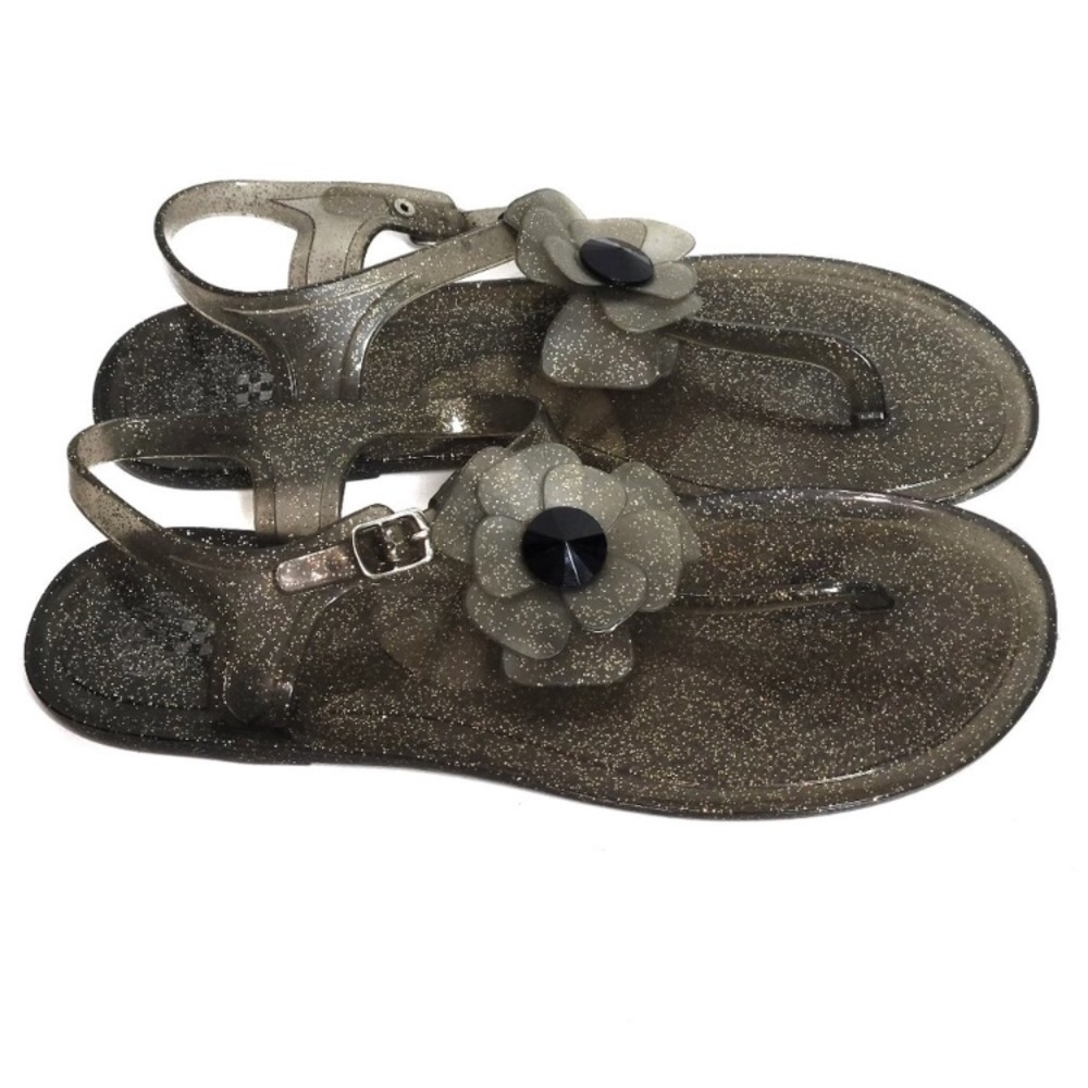 Vince Camuto glitter jelly sandals